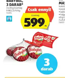 ALDI Babybel, 3 darab ajánlat
