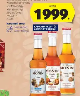 ALDI Monin Kávéízesítő Szirup ajánlat