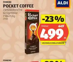 ALDI Ferrero Pocket Coffee ajánlat