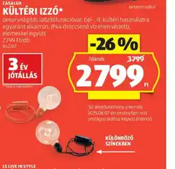 ALDI Casalux kültéri izz ajánlat