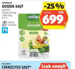 ALDI Hofburger Gouda sajt ajánlat