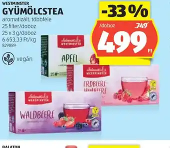 ALDI Westminster Gyümölcstea ajánlat