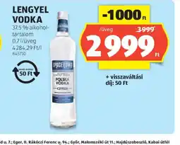 ALDI Lengyel Vodka ajánlat