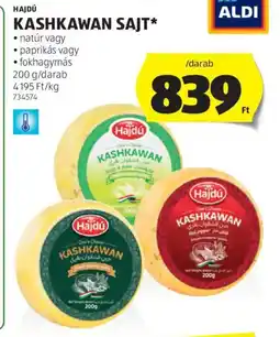 ALDI Hajdú Kashkawan Sajt ajánlat