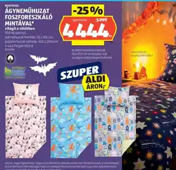 ALDI Ágyneműhuzat foszforeszkál mintával ajánlat