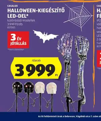 ALDI Casalux Halloween-kiegészítő LED-del ajánlat