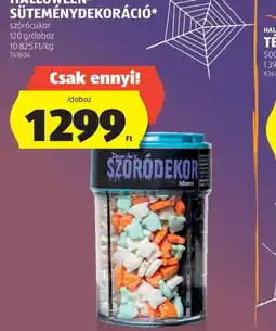 ALDI Decocino Halloween-Süteménydekoráci ajánlat