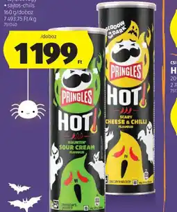ALDI Pringles Hot Burgonyasnack ajánlat