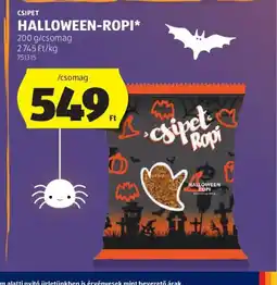 ALDI Csipet Halloween-Ropi ajánlat