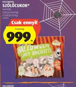 ALDI Halloween Szőlőcukor ajánlat
