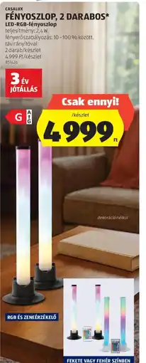 ALDI Casalux Fényoszlop, 2 darabos ajánlat