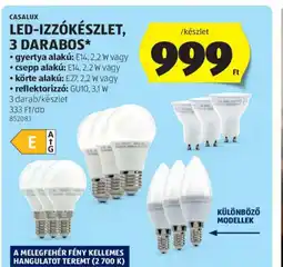 ALDI Casalux LED-izzkészlet ajánlat