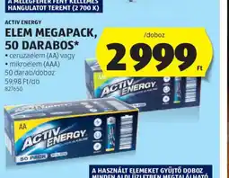 ALDI Activ Energy Elem Megapack ajánlat