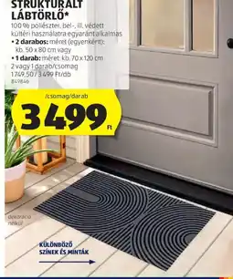ALDI Home Creation Strukturált Lábtörlő ajánlat