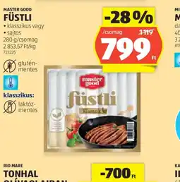ALDI Master Good Füstli ajánlat