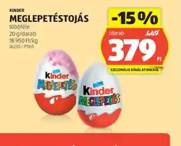 ALDI Kinder Meglepetéstojás ajánlat