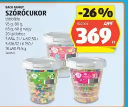ALDI BACK FAMILY SZÓRÓCUKOR ajánlat