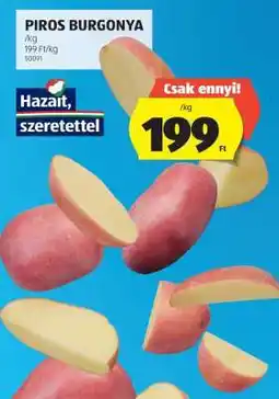 ALDI Piros burgonya ajánlat