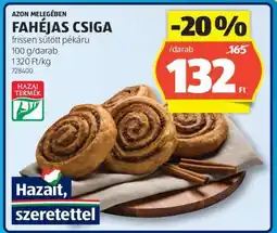 ALDI Fahéjas csiga ajánlat