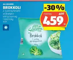 ALDI ALL SEASONS BROKKOLI ajánlat
