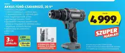 ALDI FERREX AKKUS FÚRÓ-CSAVAROZÓ, 20 V ajánlat