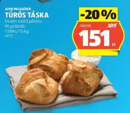 ALDI Túrós táska ajánlat