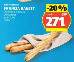 ALDI Francia bagett ajánlat