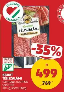 PENNY KARÁT TÉLISZALÁMI ajánlat