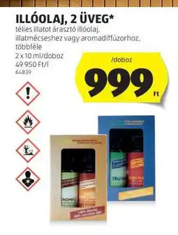 ALDI ILLÓOLAJ, 2 ÜVEG ajánlat