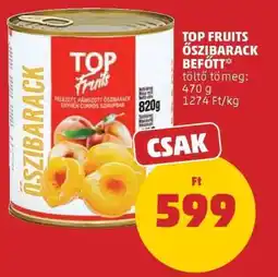PENNY TOP FRUITS Őszibarack Befőtt ajánlat