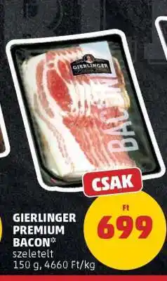 PENNY Gierlinger Premium Bacon ajánlat