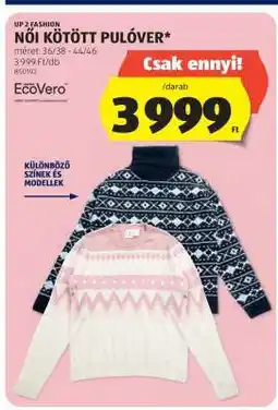ALDI Női kötött pulóver ajánlat