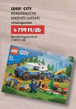 PENNY LEGO CITY RENDŐRKUTYA KIKÉPZÉS (60369) ajánlat