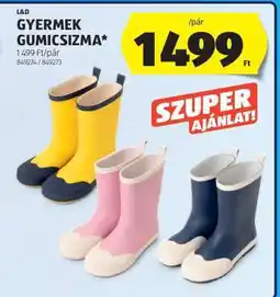 ALDI GYERMEK GUMICSIZMA ajánlat