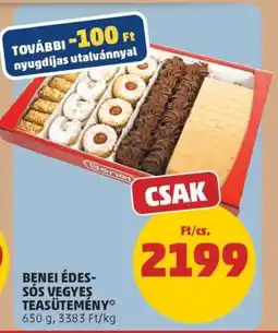 PENNY Benei édes-sós vegyes teasütemény ajánlat