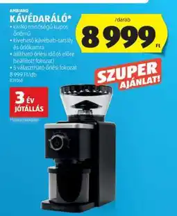 ALDI Ambiano Kávédaráló ajánlat