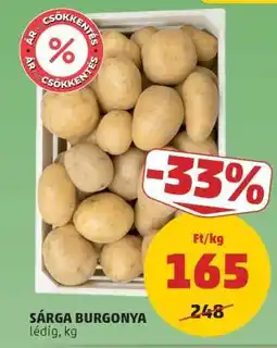 PENNY Sárga Burgonya ajánlat
