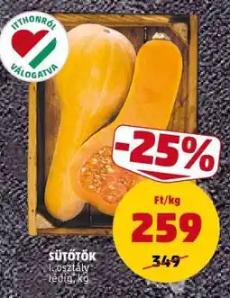 PENNY Sütőtök ajánlat
