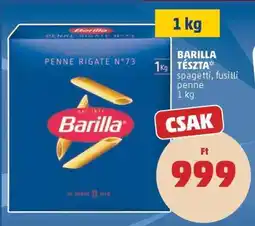 PENNY BARILLA TÉSZTA ajánlat