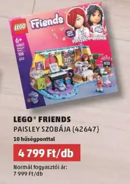 PENNY LEGO FRIENDS PAISLEY SZOBÁJA (42647) ajánlat