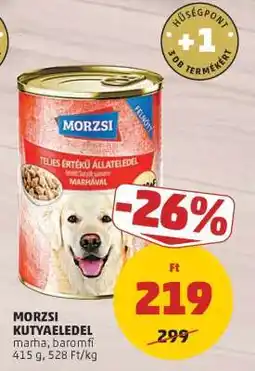 PENNY MORZSI KUTYAELEDEL ajánlat