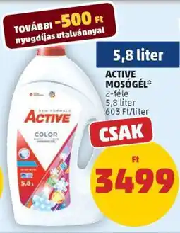 PENNY ACTIVE Mosógél ajánlat