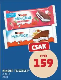 PENNY KINDER Tejszelet ajánlat