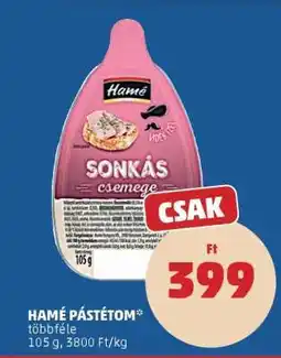 PENNY HAMÉ PÁSTÉTOM ajánlat