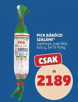 PENNY PICK Rákóczi szalámi ajánlat