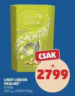 PENNY Lindt Lindor praliné ajánlat