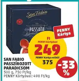 PENNY San Fabio Passzírozott Paradicsom ajánlat