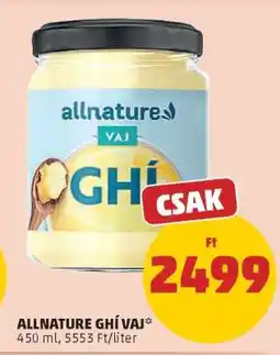 PENNY ALLNATURE GHÍ VAJ ajánlat