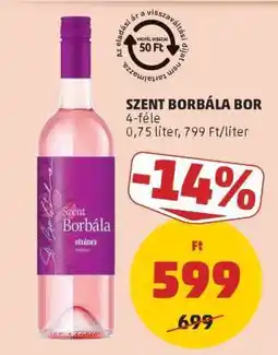 PENNY SZENT BORBÁLA BOR ajánlat
