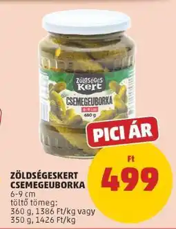 PENNY Zöldségeskert Csemegeuborka ajánlat